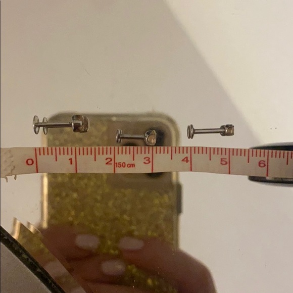 Flat back earrings for cartilage - Picture 12 of 16